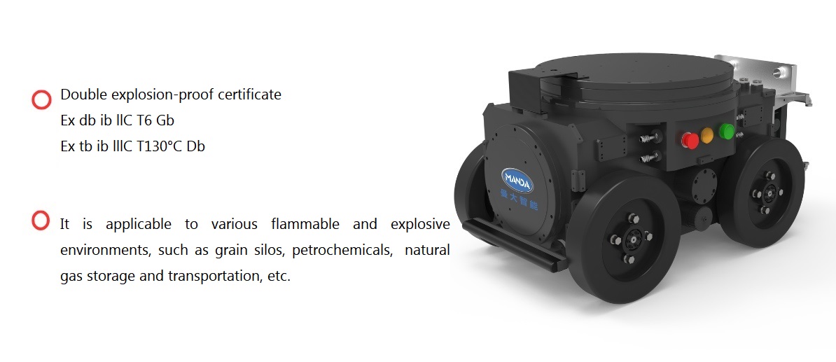 Explosion-proof wheel chassis