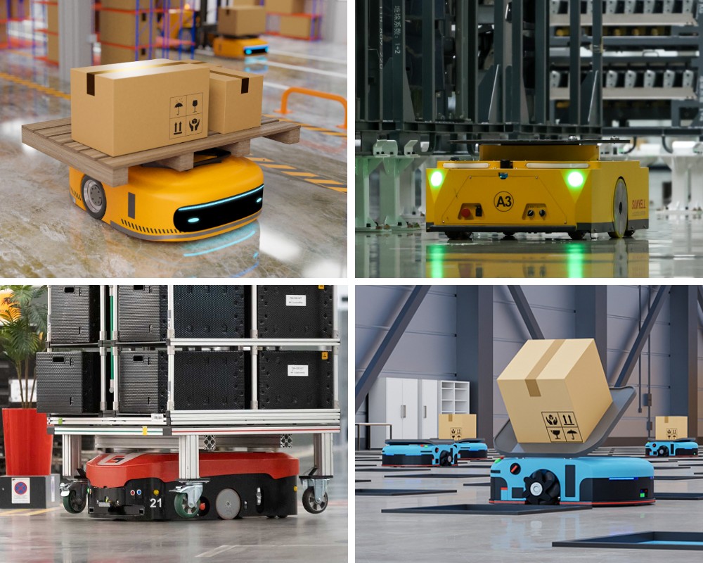 Применение интегрированного набора колес AMR Servo