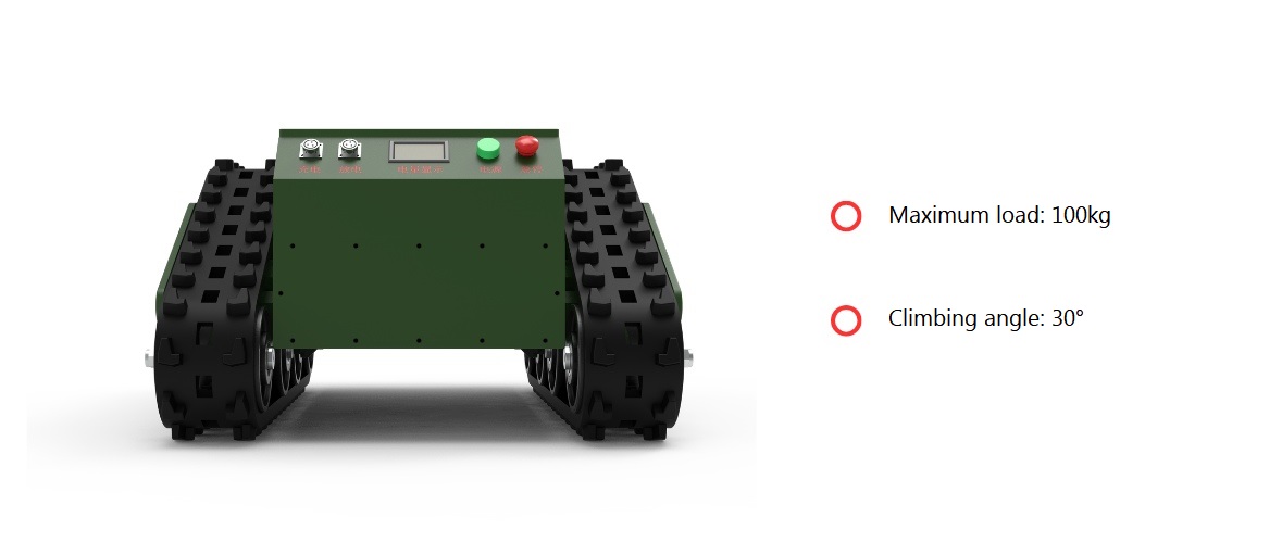 Plataforma robótica con orugas Plataforma robótica con orugas