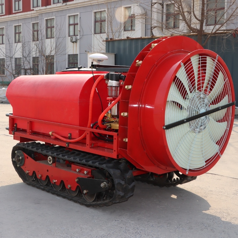 Robot de fumigación de huertos