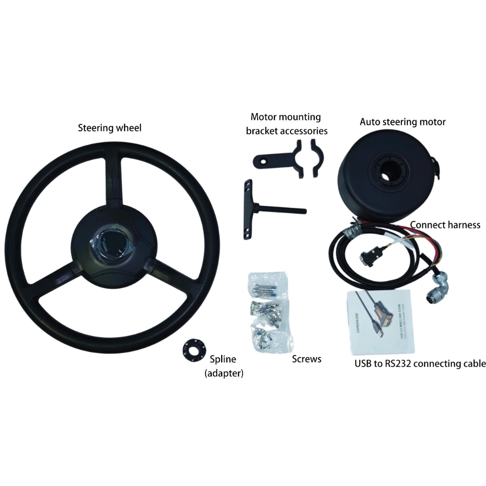 Motor de dirección automática para vehículos no tripulados