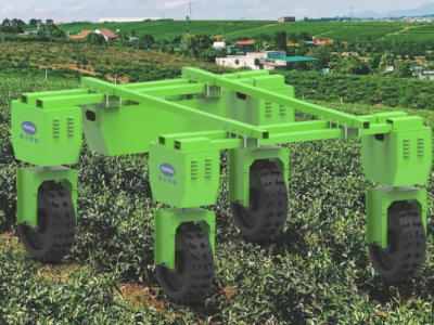 Quelle est la fonction du châssis dans un robot agricole ?