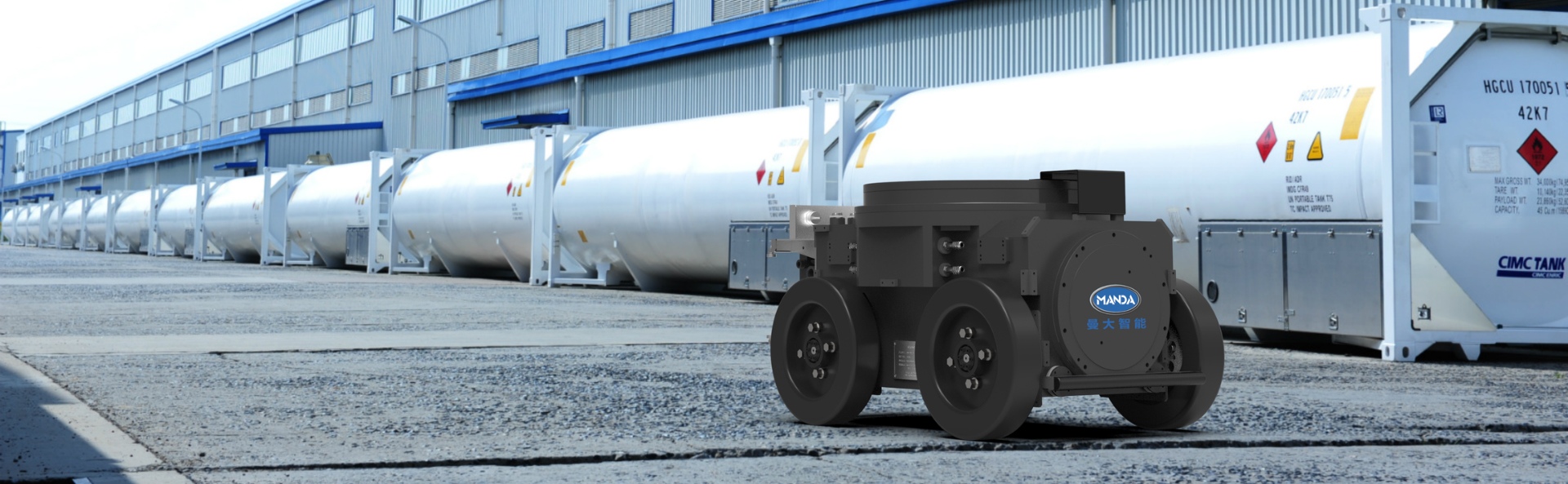 Explosion-proof wheel chassis