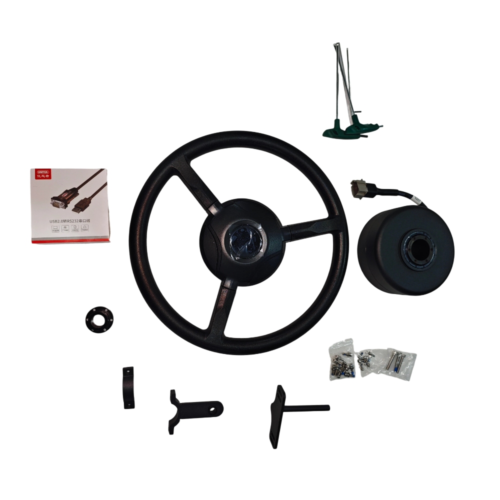 Lenkmotor des Traktors